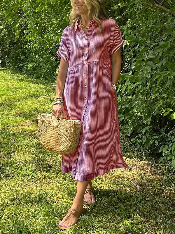 GEORGIA – EASY STRIPE DRESS