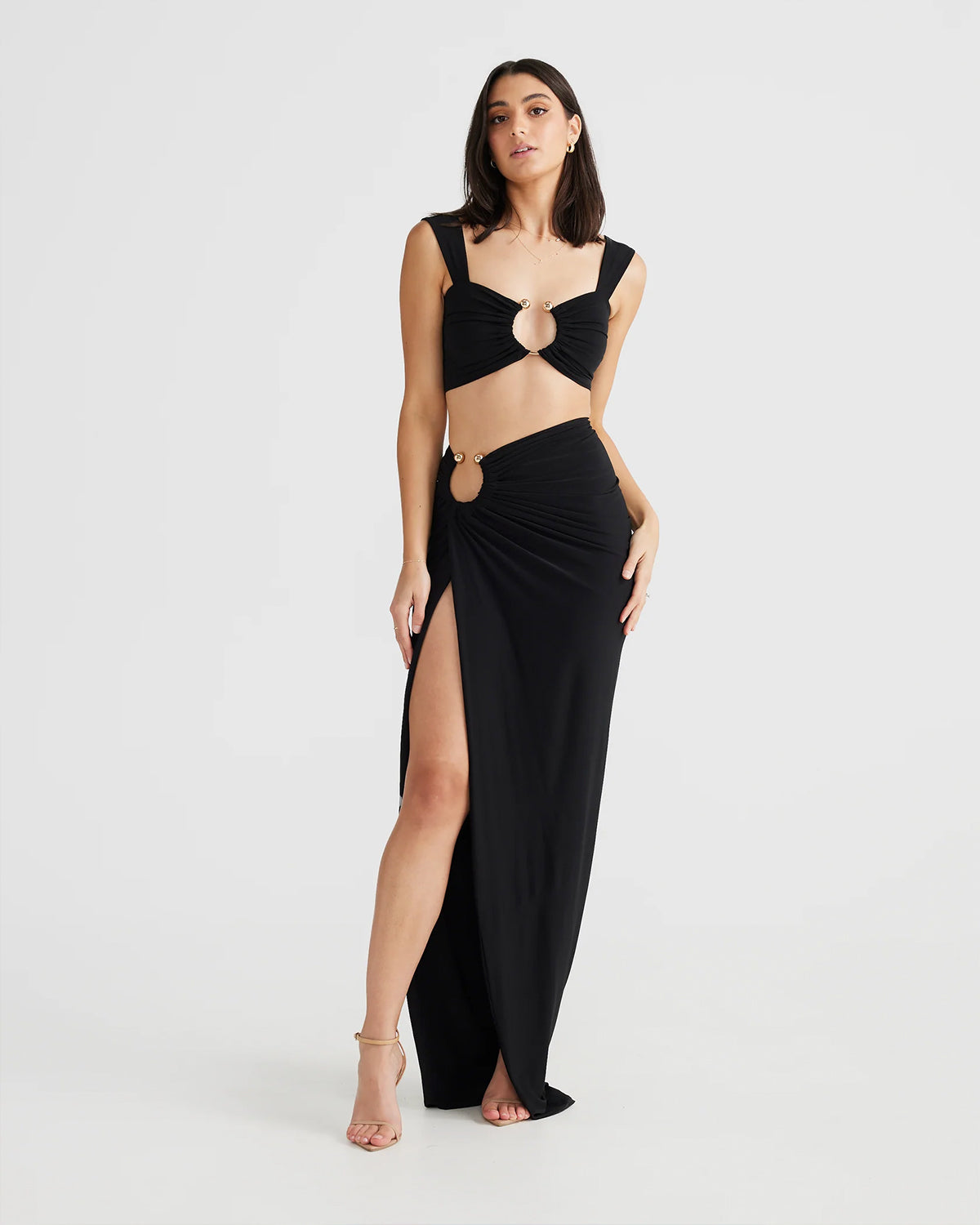 Jillian | Metal Detail Two-Piece Set