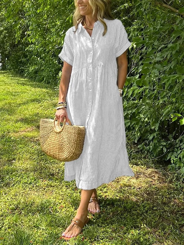 GEORGIA – EASY STRIPE DRESS