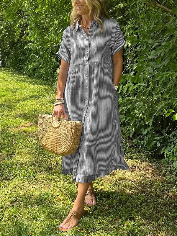 GEORGIA – EASY STRIPE DRESS