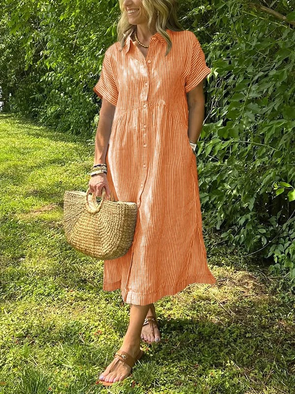 GEORGIA – EASY STRIPE DRESS
