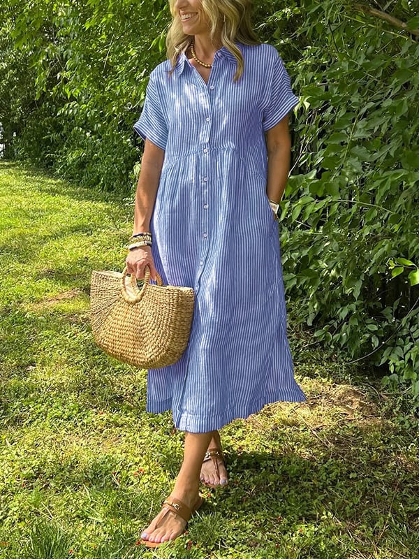 GEORGIA – EASY STRIPE DRESS