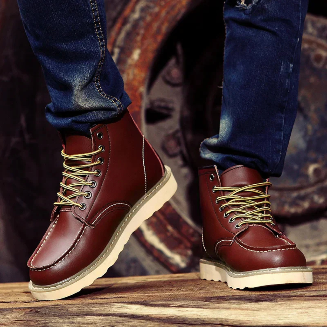 Cole™ | Vintage Vegan Leather Boots