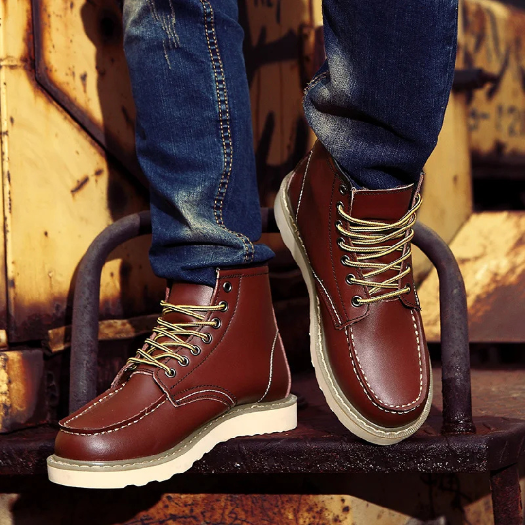 Cole™ | Vintage Vegan Leather Boots