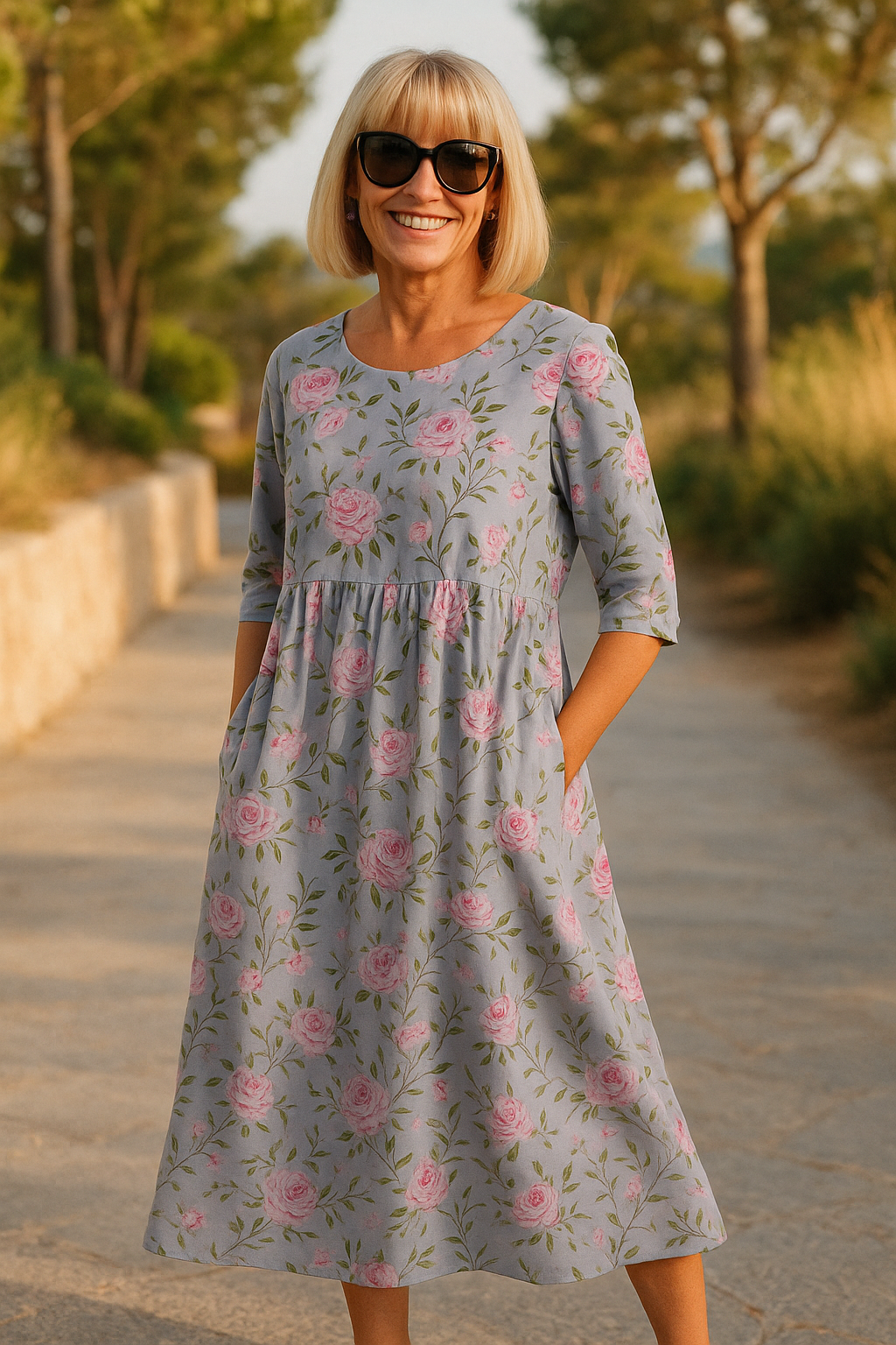 MARTHA – BLOSSOM CHARM MAXI DRESS