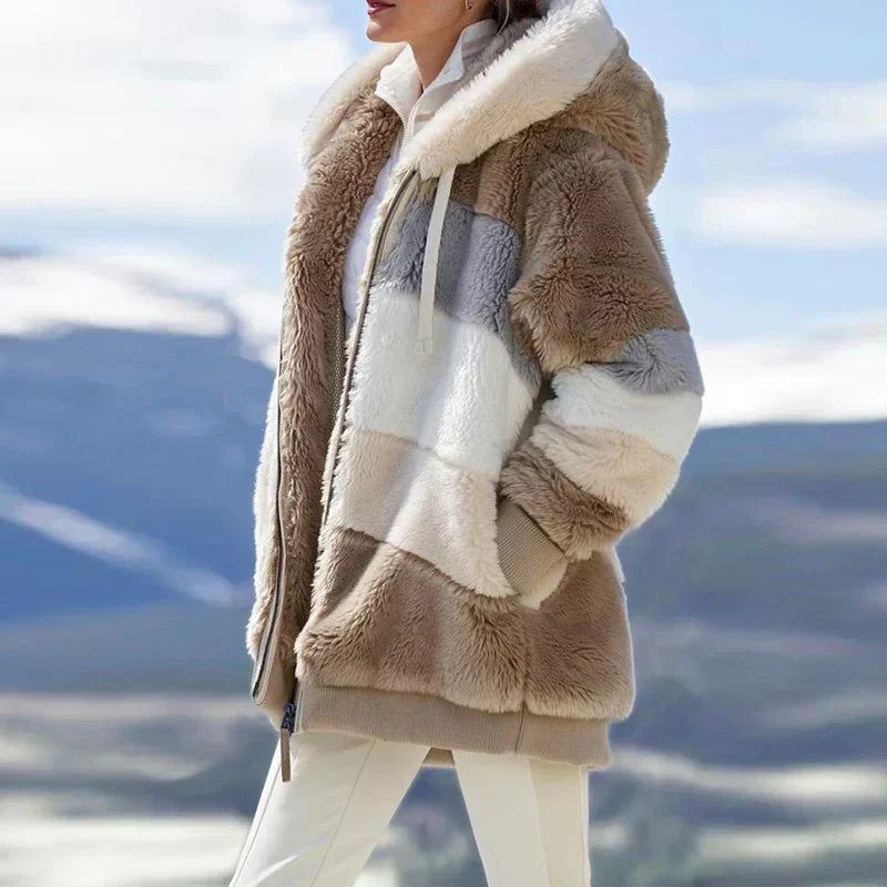 PlaidFusion™ - Women's Hooded Coat