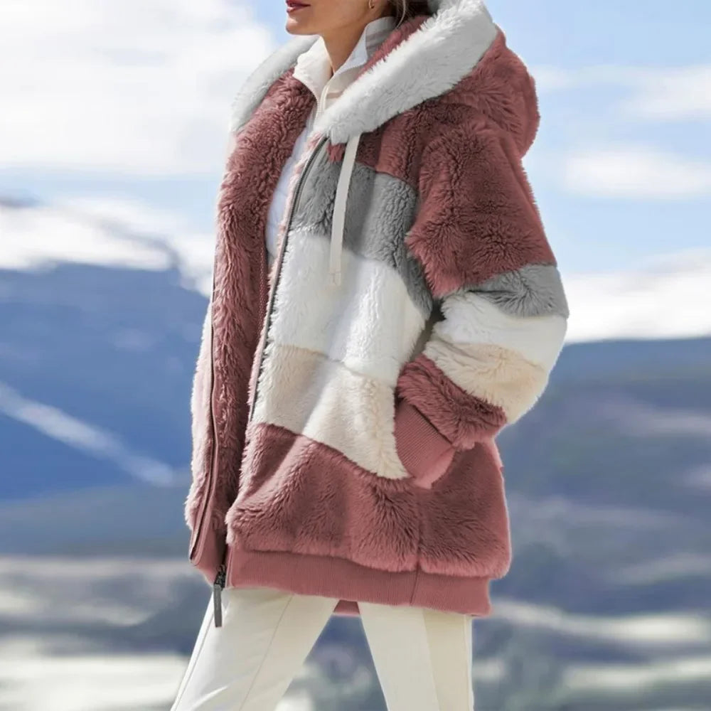 PlaidFusion™ - Women's Hooded Coat