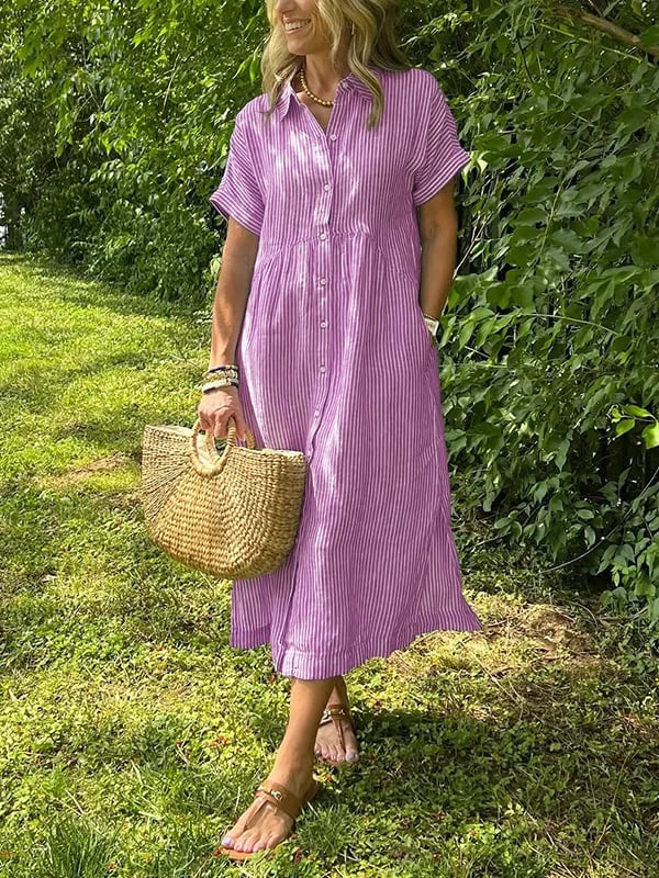GEORGIA – EASY STRIPE DRESS