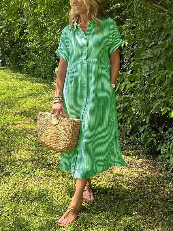 GEORGIA – EASY STRIPE DRESS
