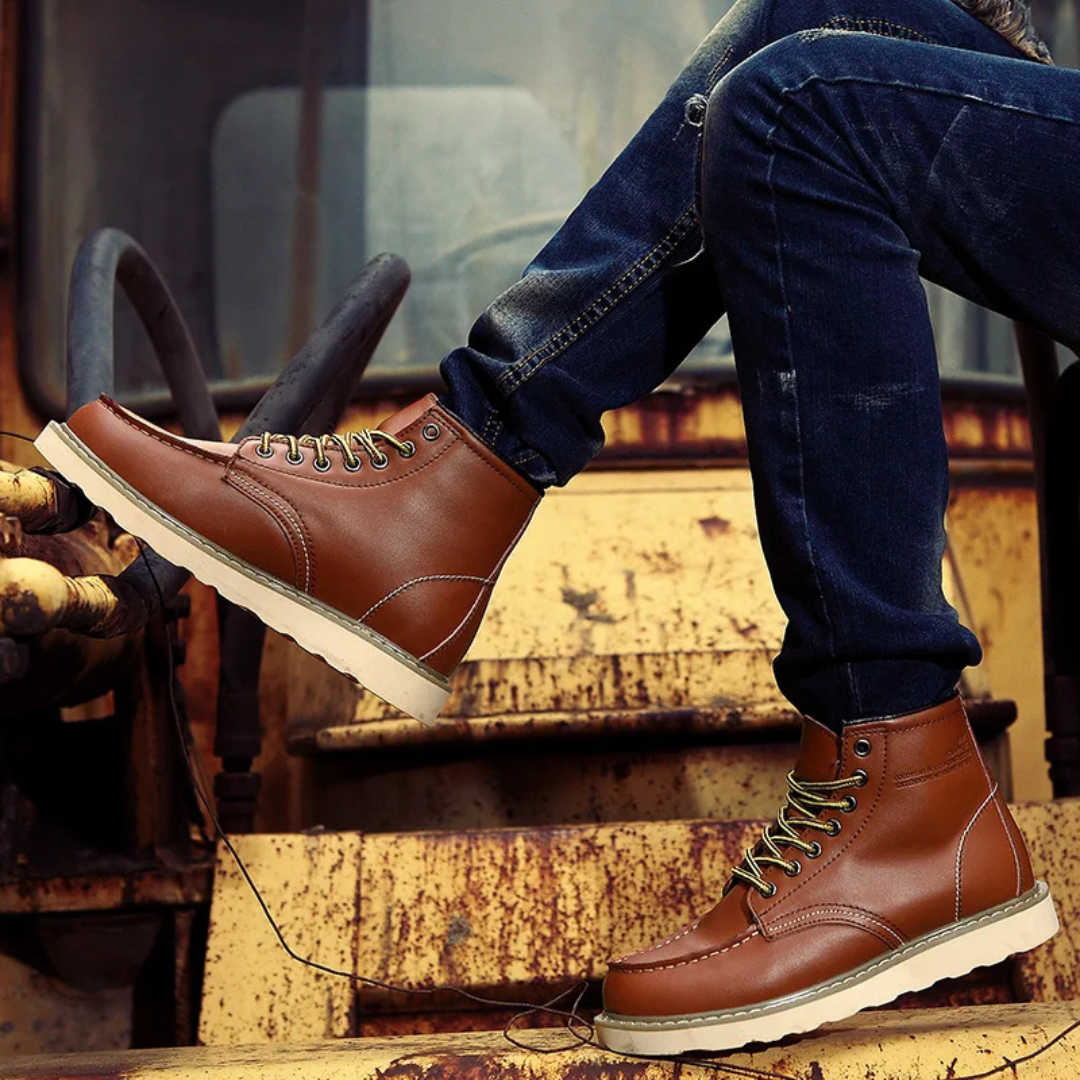Cole™ | Vintage Vegan Leather Boots