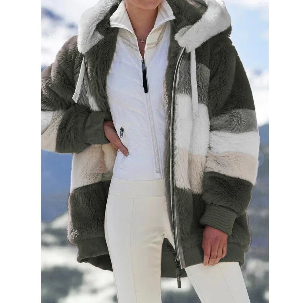 PlaidFusion™ - Women's Hooded Coat