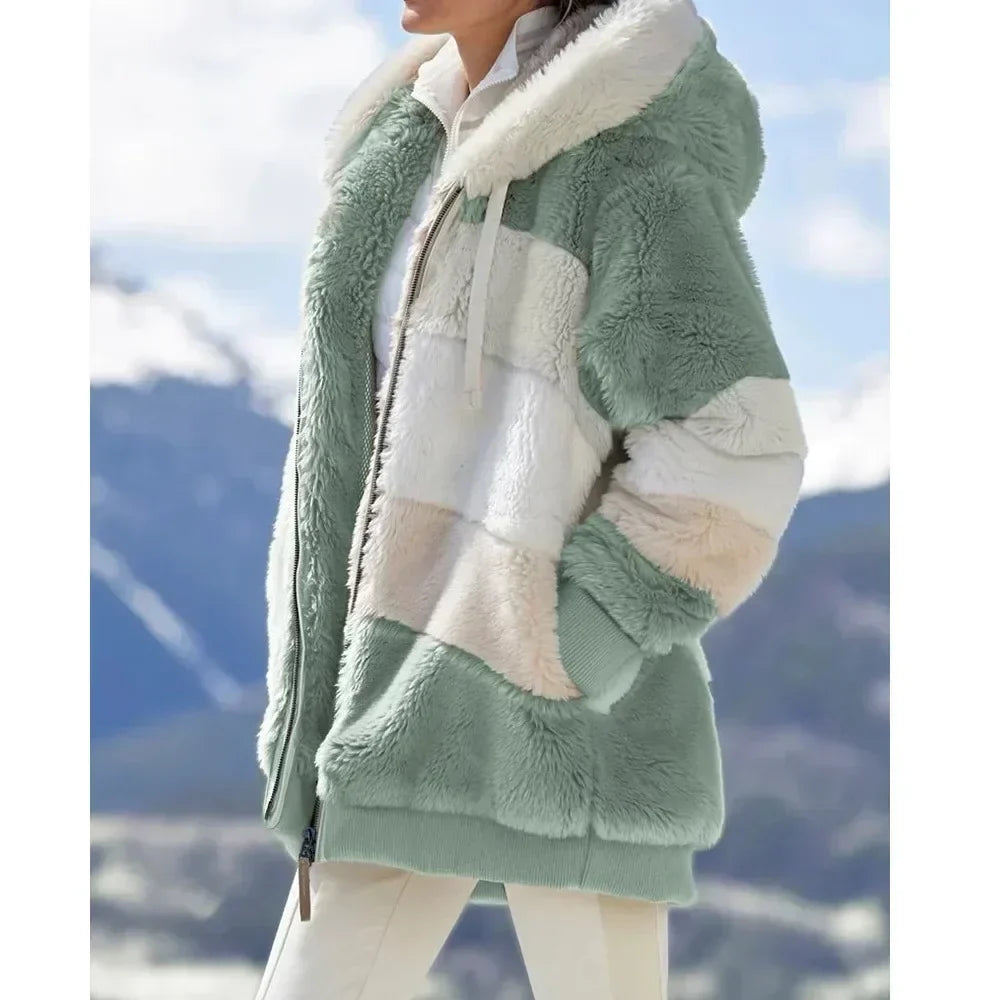 PlaidFusion™ - Women's Hooded Coat