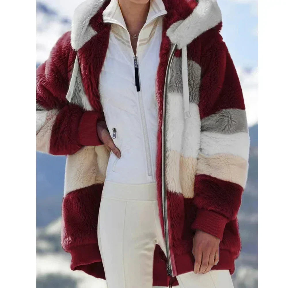 PlaidFusion™ - Women's Hooded Coat
