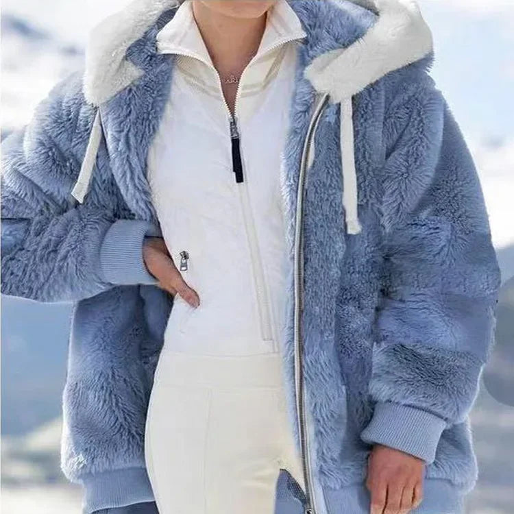 PlaidFusion™ - Women's Hooded Coat