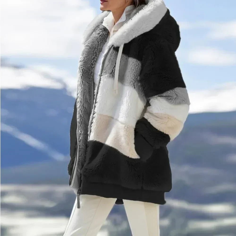PlaidFusion™ - Women's Hooded Coat