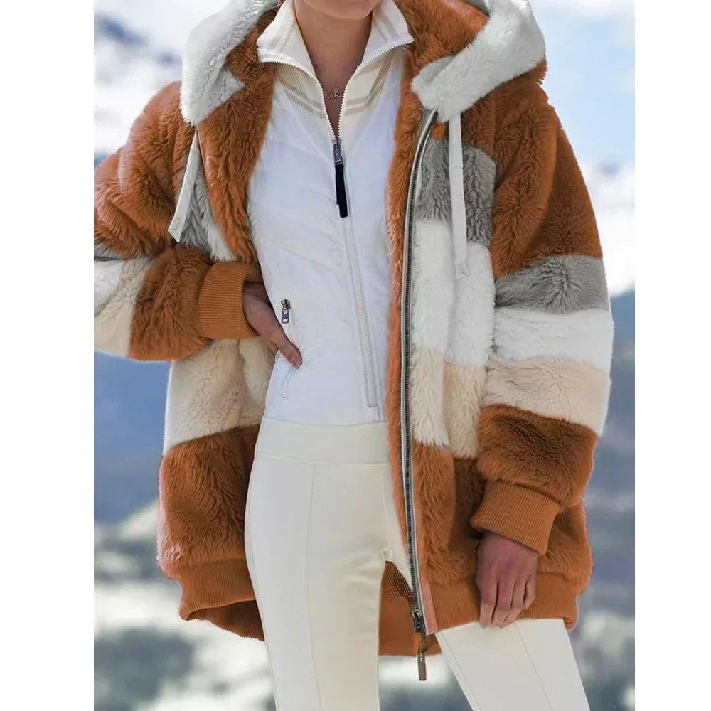 PlaidFusion™ - Women's Hooded Coat