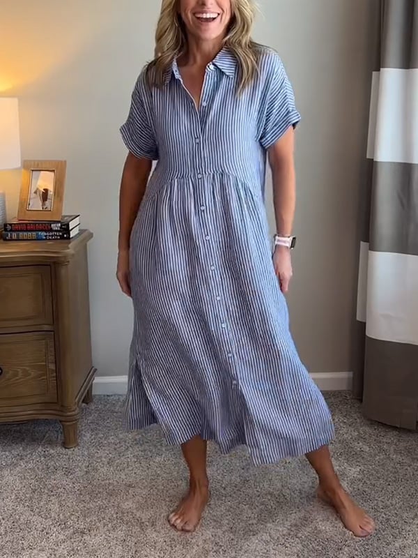 GEORGIA – EASY STRIPE DRESS